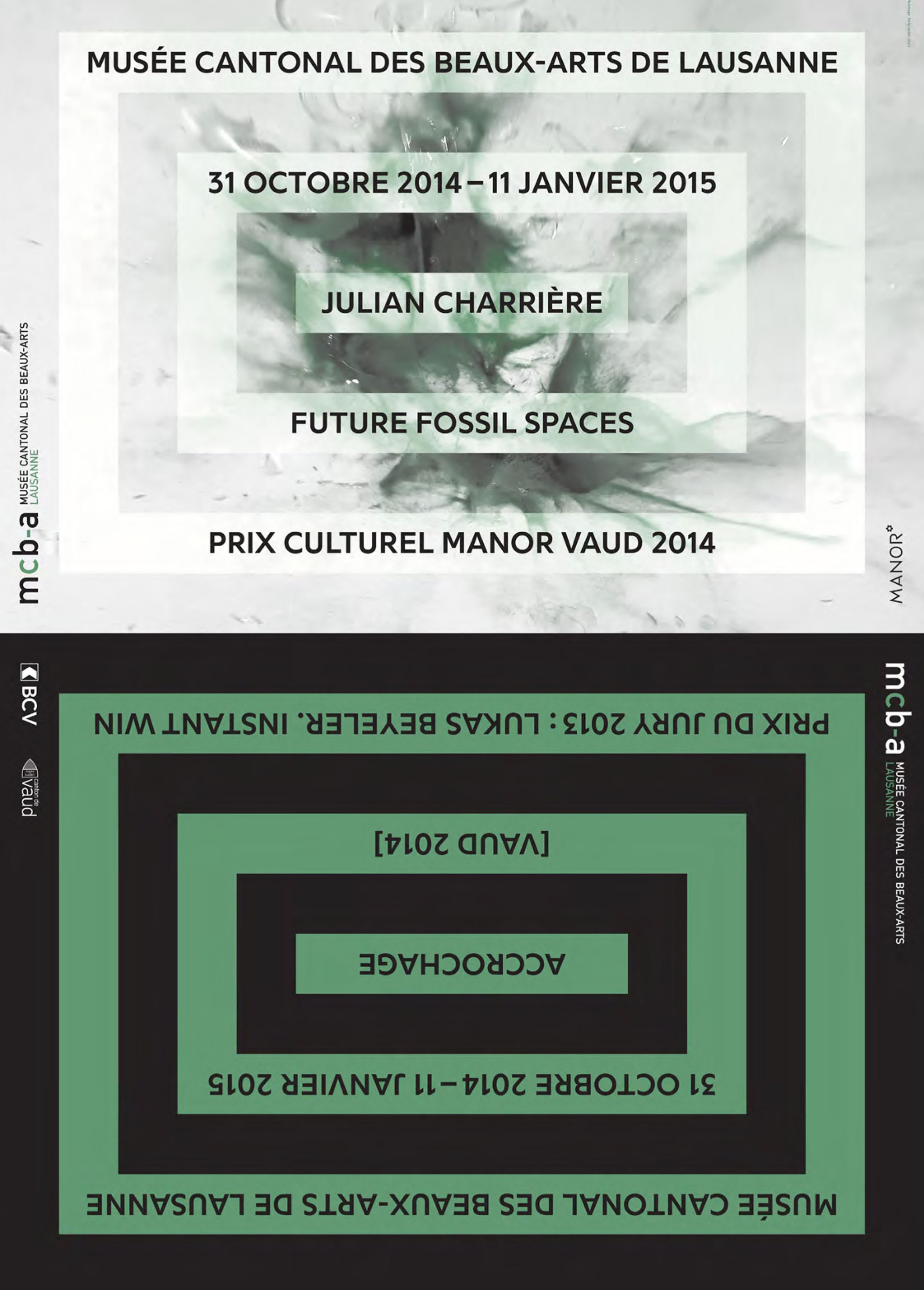 MCBA poster for Lukas Beyeler's 2014 exhibition